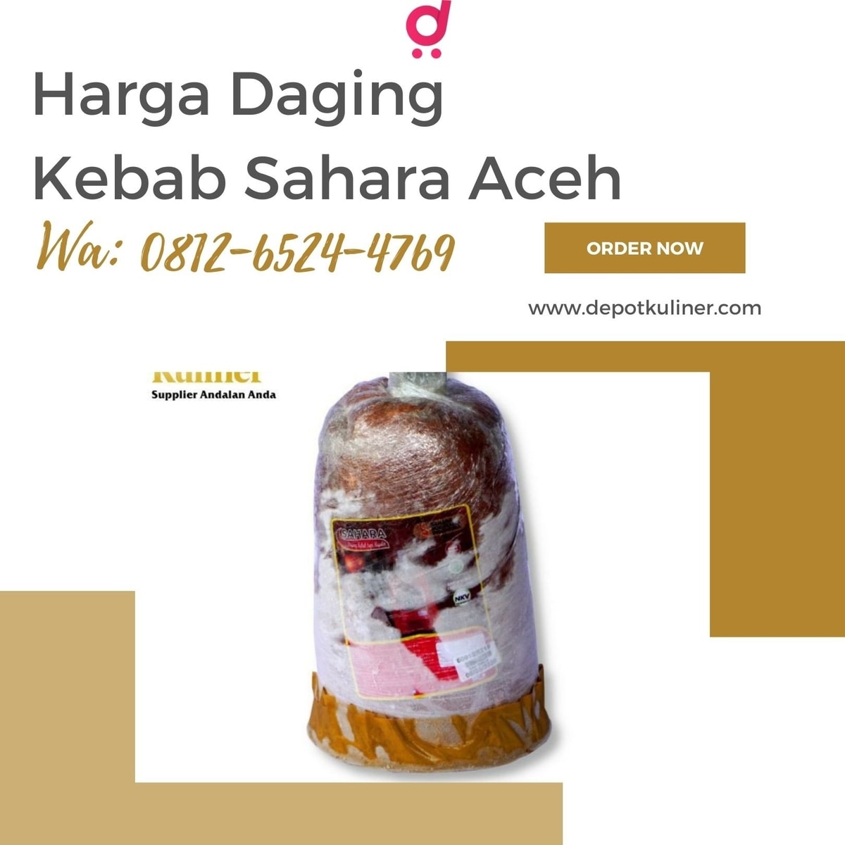 HARGA TERMURAH, Call 0812-6524-4769, Distributor Daging Kebab Aceh