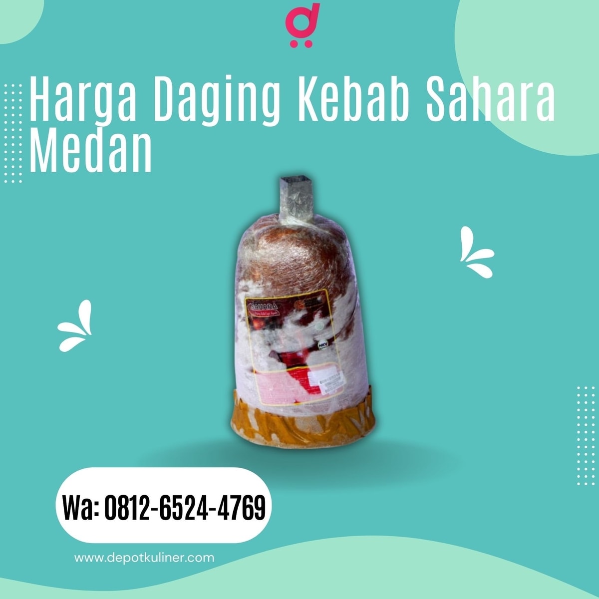 DISTRIBUTOR LANGSUNG, Call 0812-6524-4769, Harga Daging Kebab Sahara Medan
