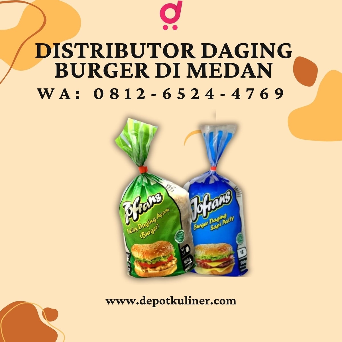 JAMINAN NIKMAT, Call 0812-6524-4769, Distributor Daging Burger Di Medan