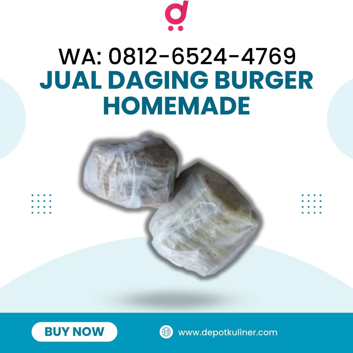 HARGA TERMURAH, Call 0812-6524-4769, Jual Daging Burger Homemade