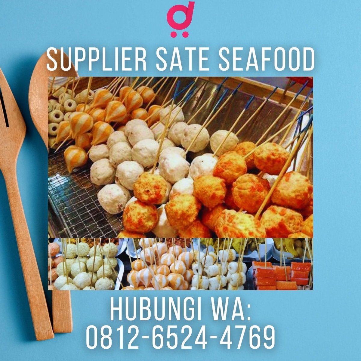 PROMO, Telpon 0822-7427-0883, Grosir Sate Seafood di Kota Pekanbaru