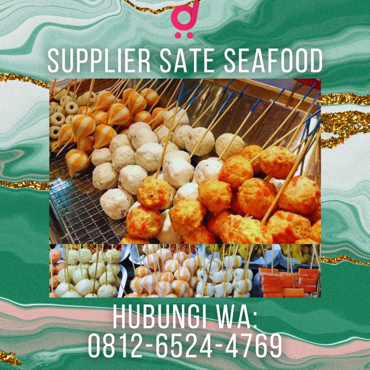 PENGIRIMAN CEPAT, Telpon 0812-6110-2958, Distributor Sate Seafood di Rawang Panca Arga