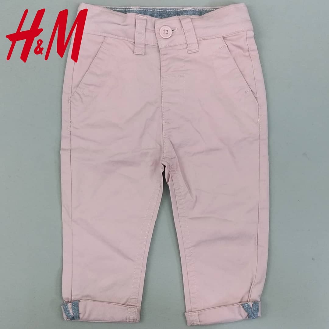  Celana Panjang H M  Chino Pink 1 SW