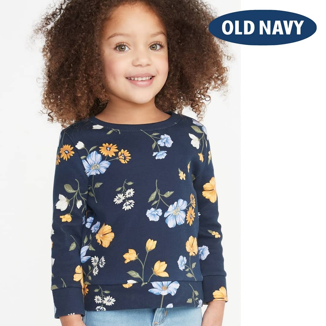 floral sweatshirt old navy