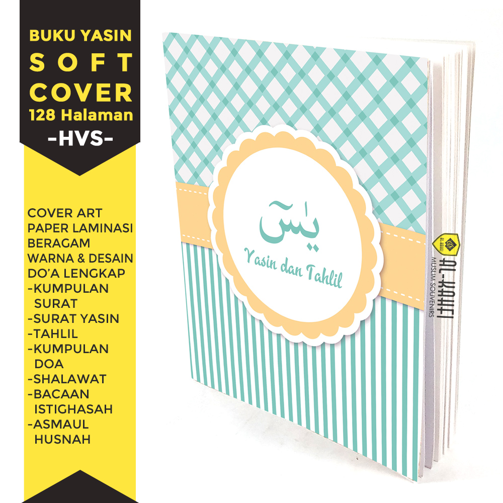 Buku Yasin Dan Tahlil Soft Cover 128 Halaman Hvs