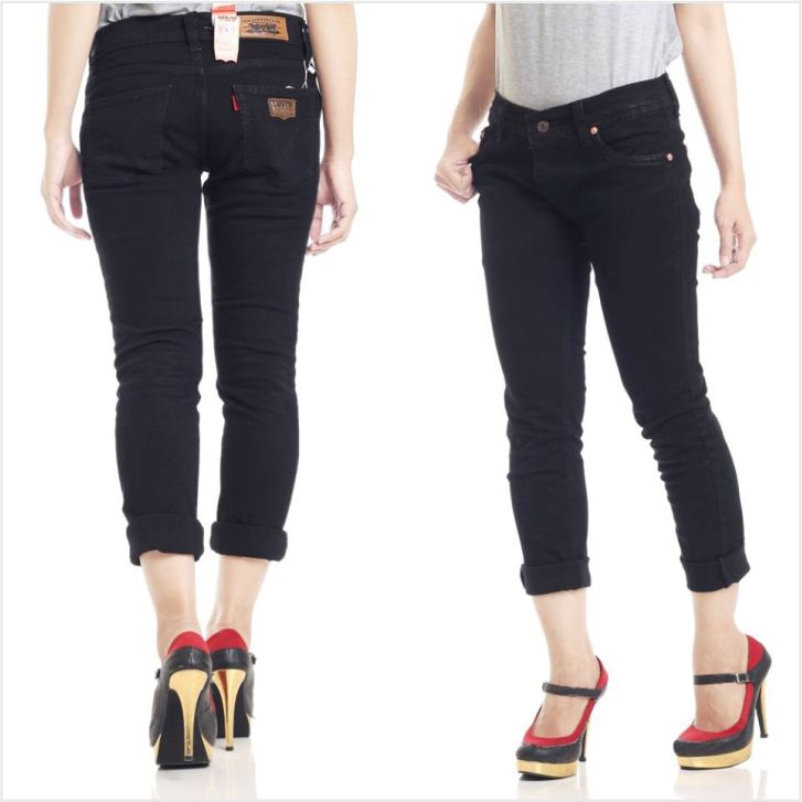  Celana  Skinny  Jeans  Denim  Pria streetch