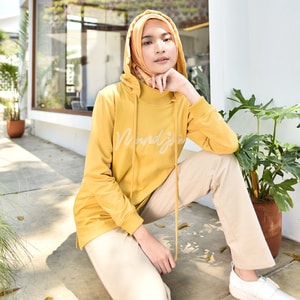 Rib Hoodie Sweatshirt