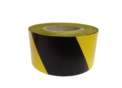 SOS Barricae tape black-yellow- Bigowner Distributor Resmi Sepatu Safety