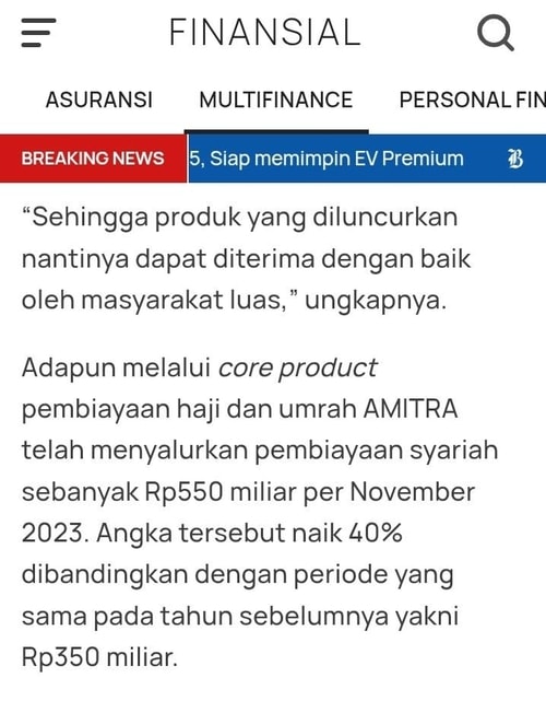 Pembiayaan Syariah Umroh