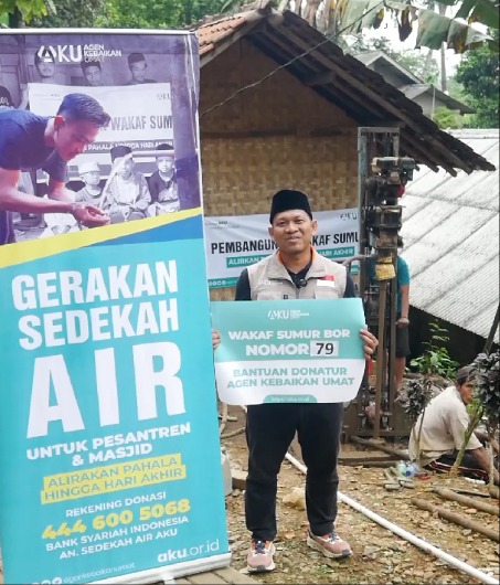 Atasi Kekeringan, AKU Salurkan 2 Sumur Air Bersih di Pelosok Banten