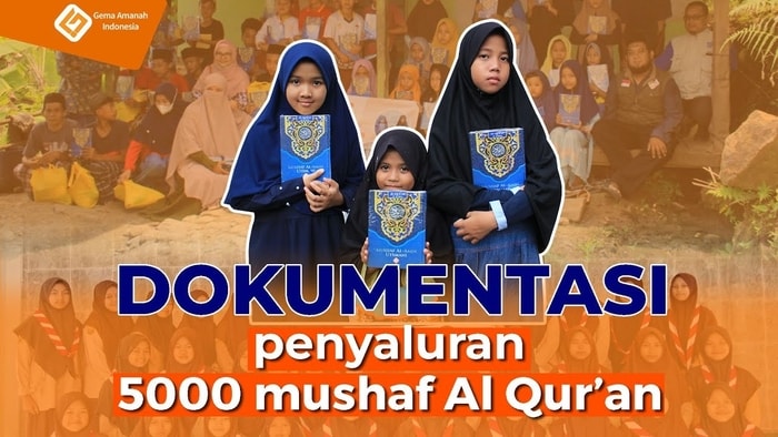 Dokumentasi Penyaluran 5000 Mushaf Al Qur'an Dari Para Donatur Melalui Program Sedekah Al Qur'an