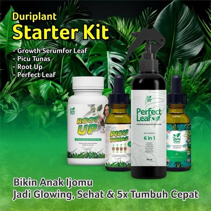 Duriplant Starter Kit: Paket Lengkap 4in1 untuk Tanaman Tumbuh 5× Lebih Cepat, Glowing & Super Sehat