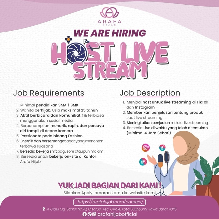 Loker - Host Live Juni 2022