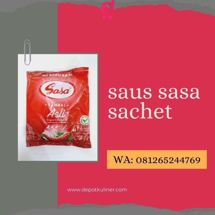 Saus Sasa Sachet LAKU KERAS, WA 0812-6524-4769