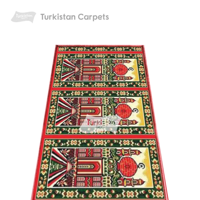 Saff Basic MED Sajadah 9mm — karpet masjid Turkistan