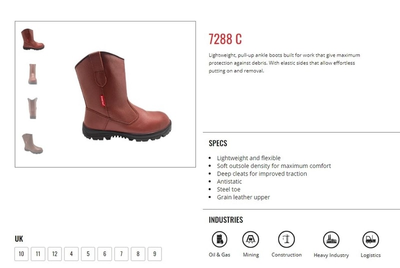 Sepatu Safety Cheetah 7288C | BigOwner