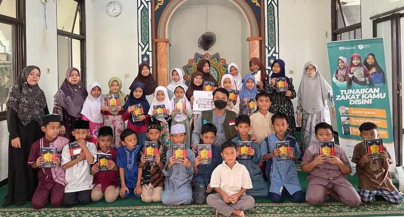 Maraton Kebaikan Hari Ketiga, Zakat Baik Salurkan Al-Qur’an dan Iqro’ untuk Tiga TPQ di Depok dan Bogor