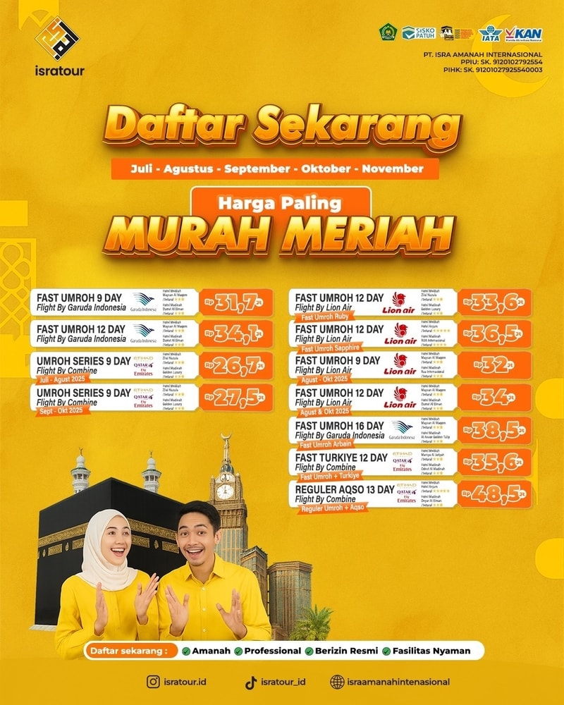 Daftar Isra Amanah Internasional
