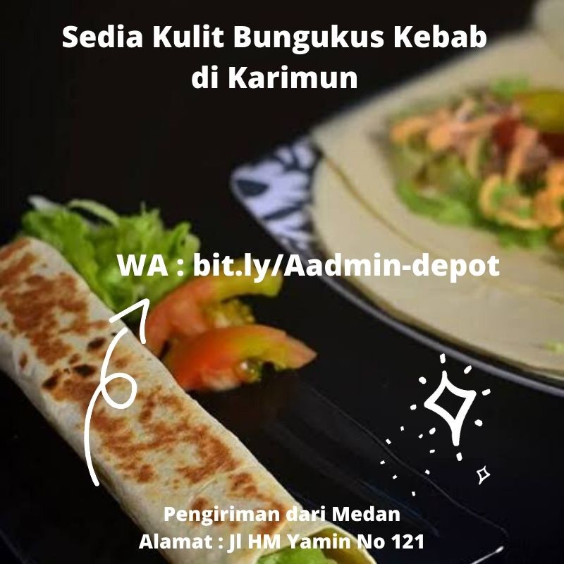Sedia Kulit Bungkus Kebab di Karimun Shipping dari Medan