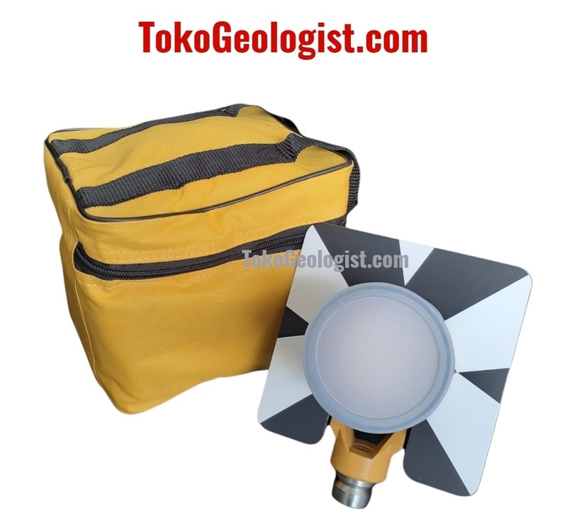 LS Yellow Single Prism With Bag – For Topcon, Sokkia, Nikon Total Stations