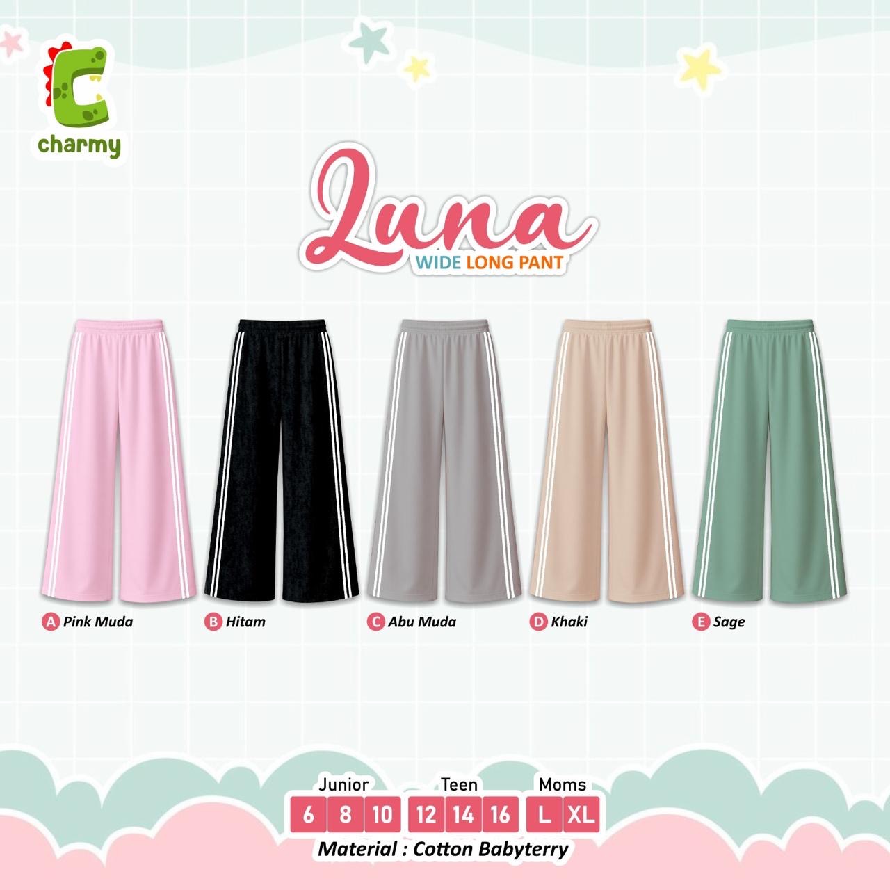 Luna Wide Long Pant by Charmy
