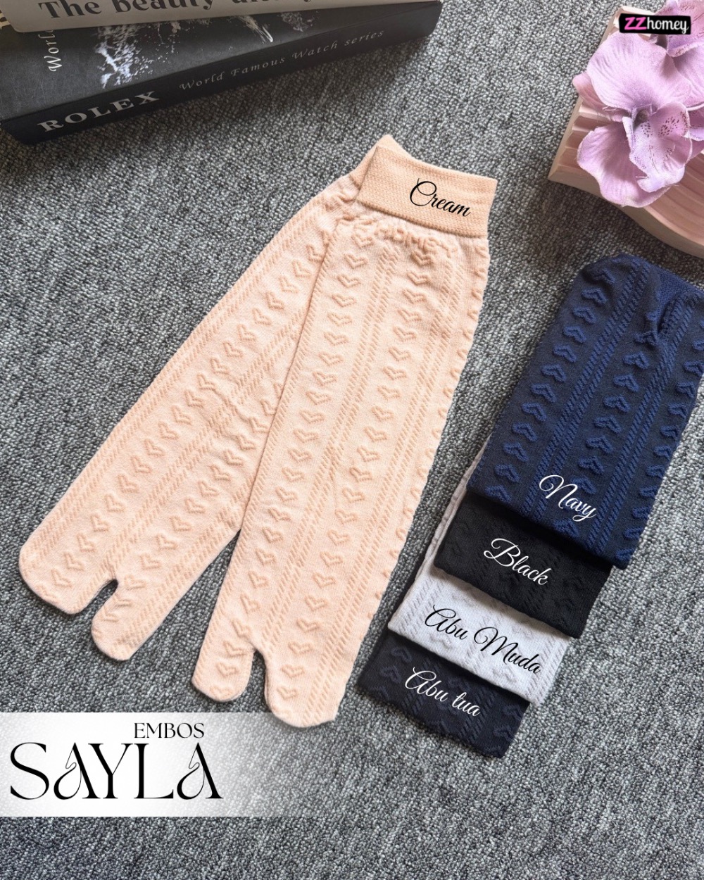 Sayla Kaos Kaki Emboss New