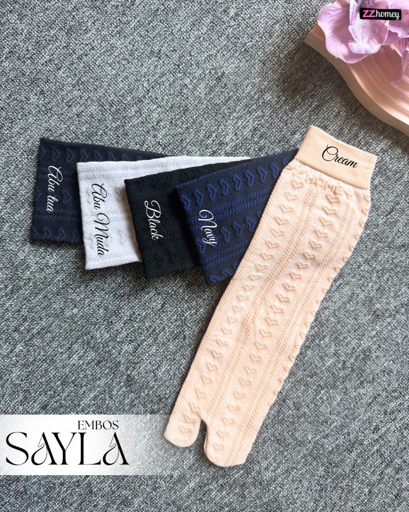 Sayla Kaos Kaki Emboss New
